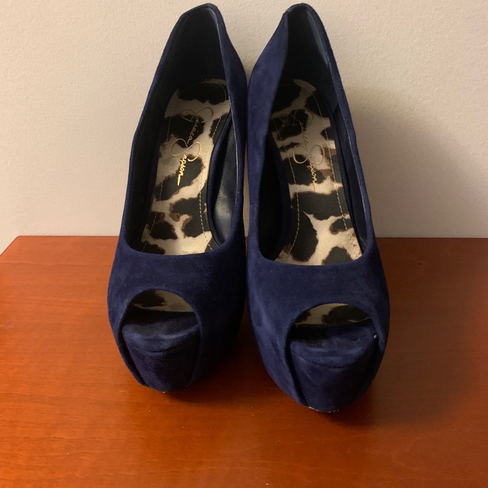 Blue heels